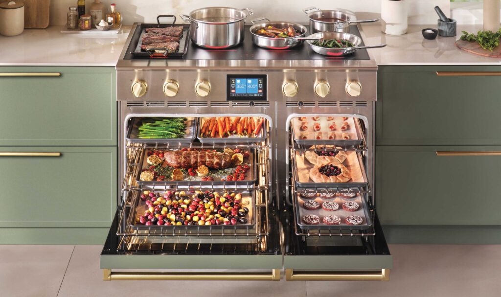 The 48" BlueStar Induction Range that will be on display at the 2025 KBIS Show.